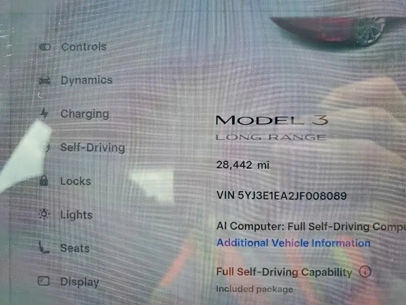 2018 TESLA MODEL 3   