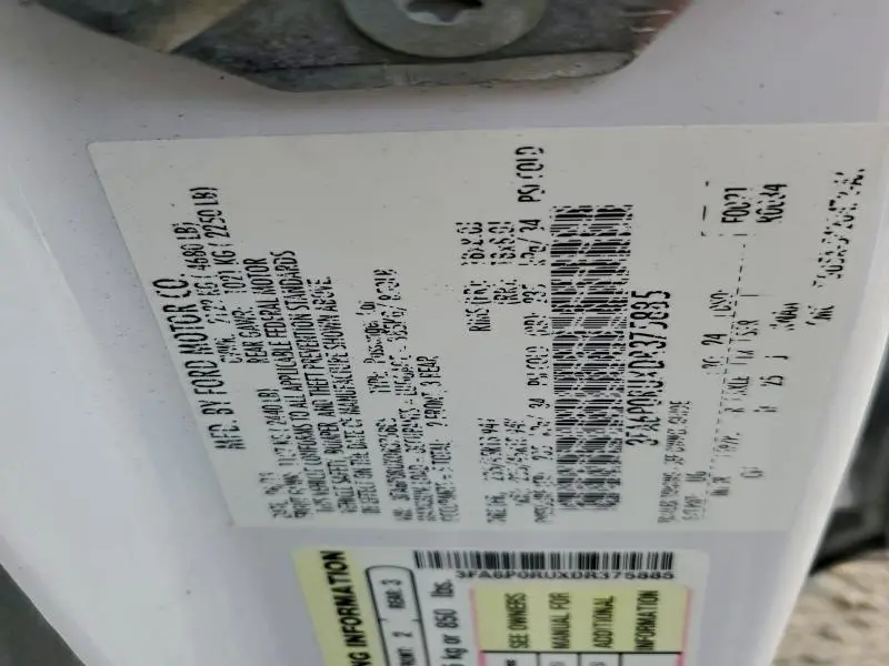 2013 FORD FUSION TITANIUM HEV  