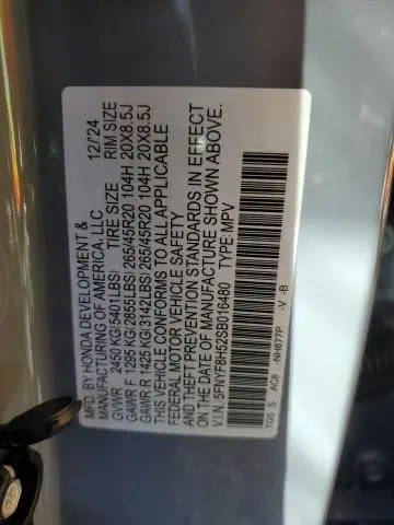 2025 HONDA PASSPORT EXL  