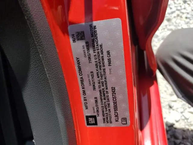 2014 CHEVROLET SPARK 2LT  
