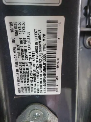 2010 HONDA CR-V EX  