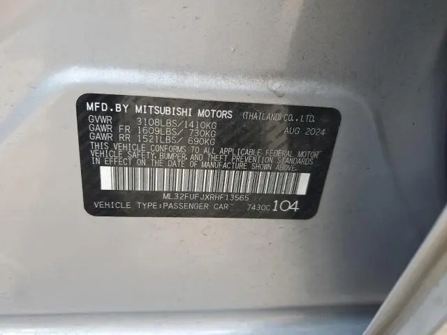 2024 MITSUBISHI MIRAGE G4 ES  