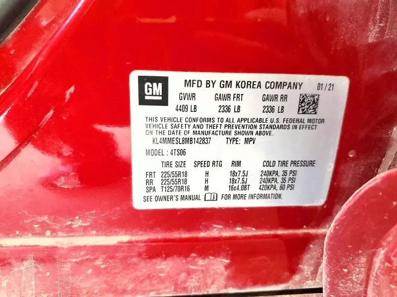 2021 BUICK ENCORE GX SELECT  