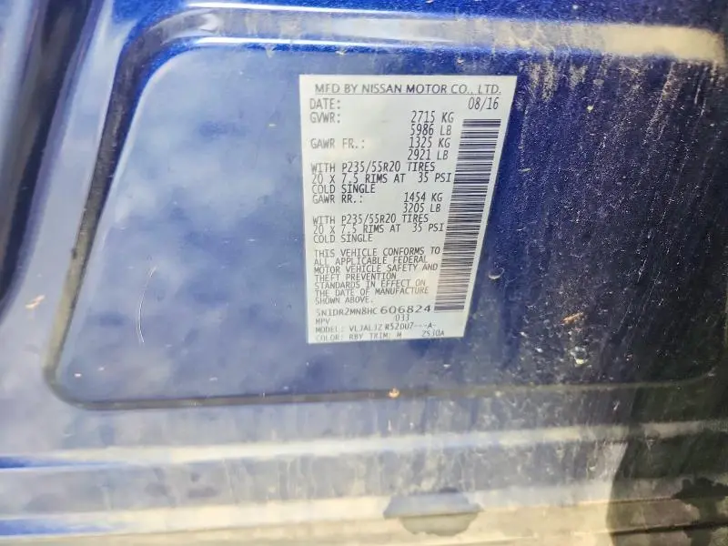 2017 NISSAN PATHFINDER S  