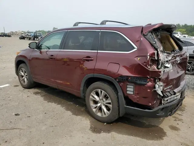 2015 TOYOTA HIGHLANDER XLE  