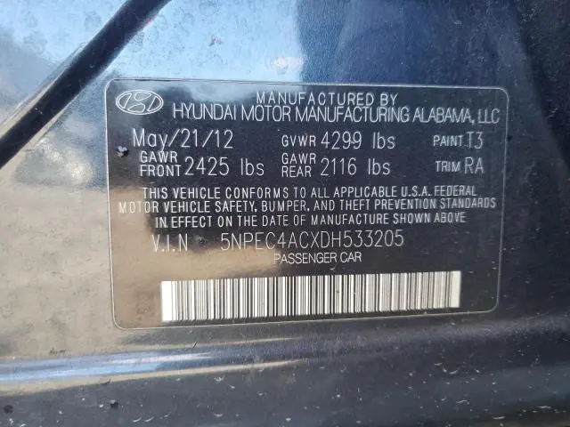 2013 HYUNDAI SONATA SE  