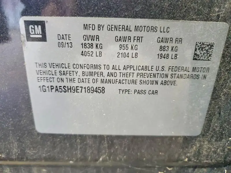 2014 CHEVROLET CRUZE LS  