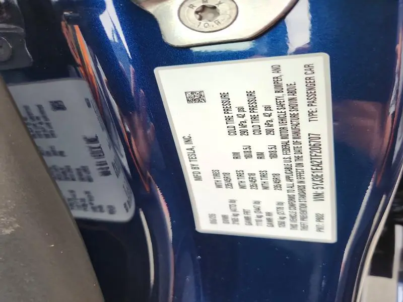 2026 TESLA MODEL 3   
