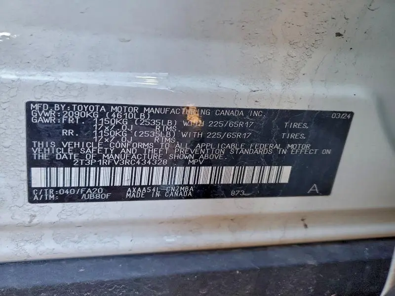 2024 TOYOTA RAV4 XLE  