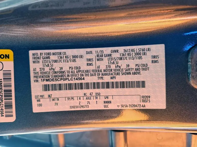 2023 FORD BRONCO BASE  