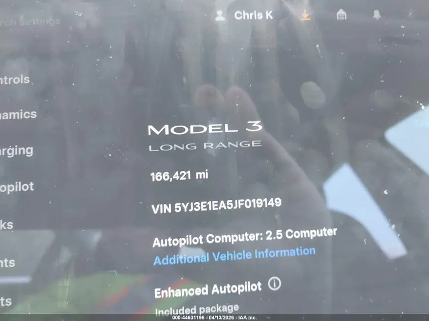 2018 TESLA MODEL 3  