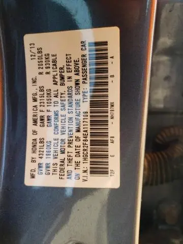 2014 HONDA ACCORD EXL  