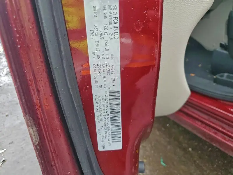 2019 DODGE GRAND CARAVAN SXT  