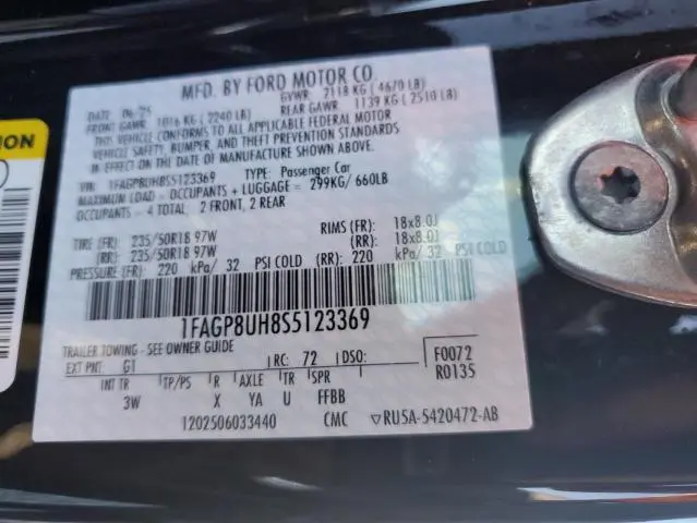 2025 FORD MUSTANG