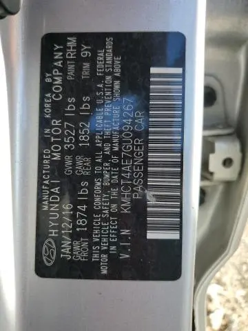 2016 HYUNDAI ACCENT SE