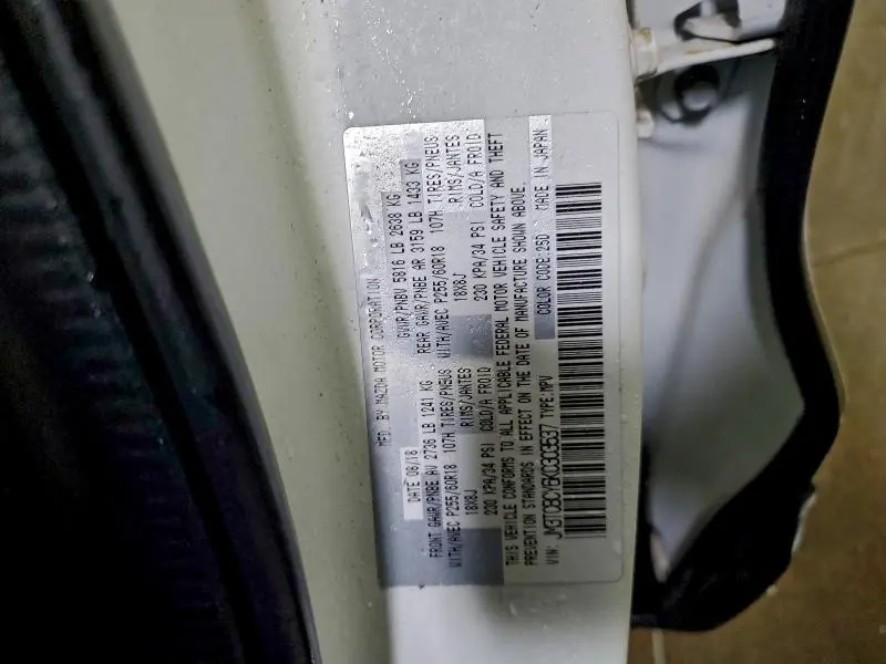 2019 MAZDA CX-9 TOURING  