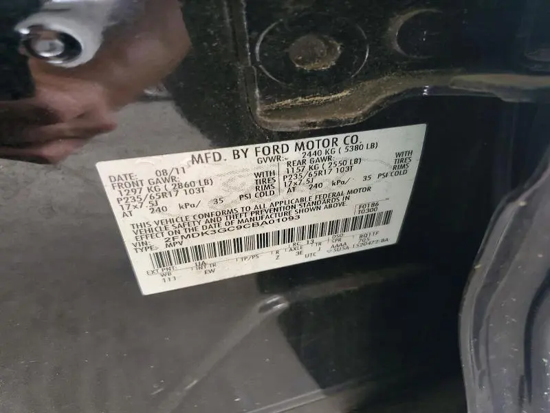 2012 FORD EDGE SE  