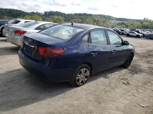 2010 HYUNDAI ELANTRA BLUE  