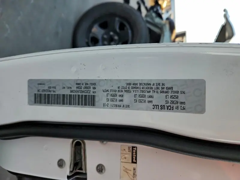 2018 DODGE CHARGER POLICE  