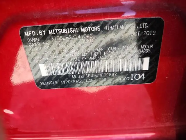 2020 MITSUBISHI MIRAGE G4 ES