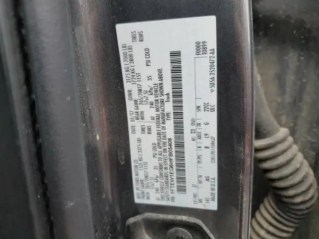 2017 FORD F150 SUPERCREW