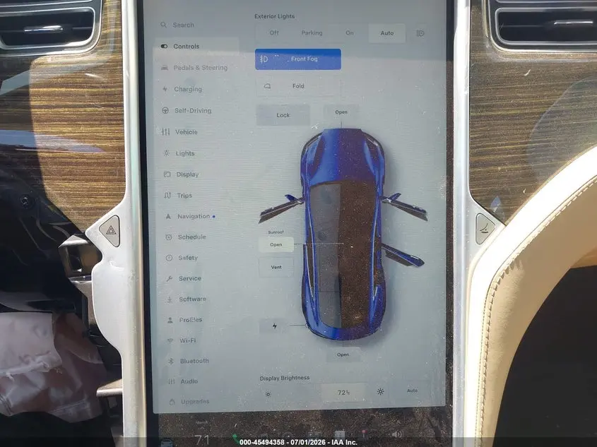2015 TESLA MODEL S 70D/85D/P85D
