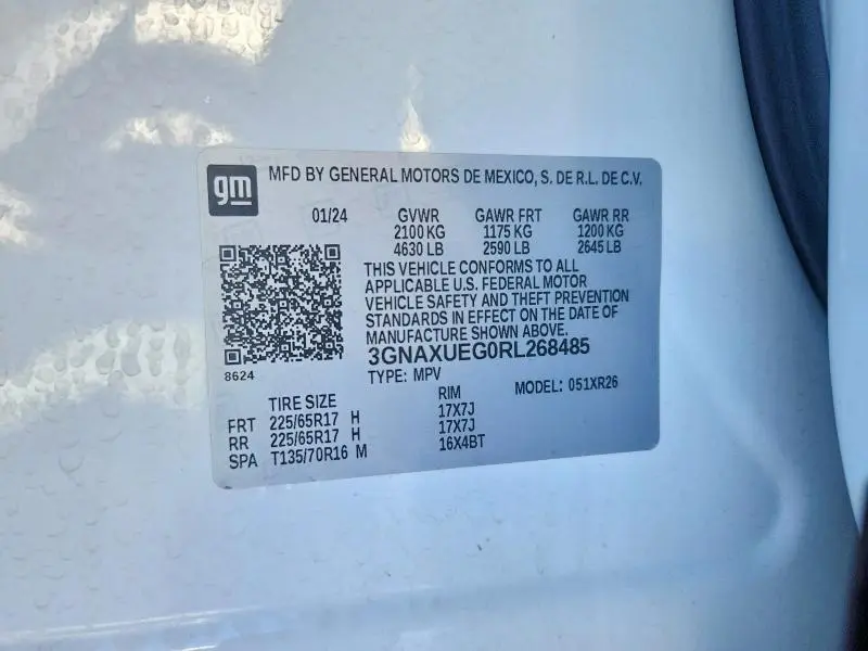 2024 CHEVROLET EQUINOX LT  