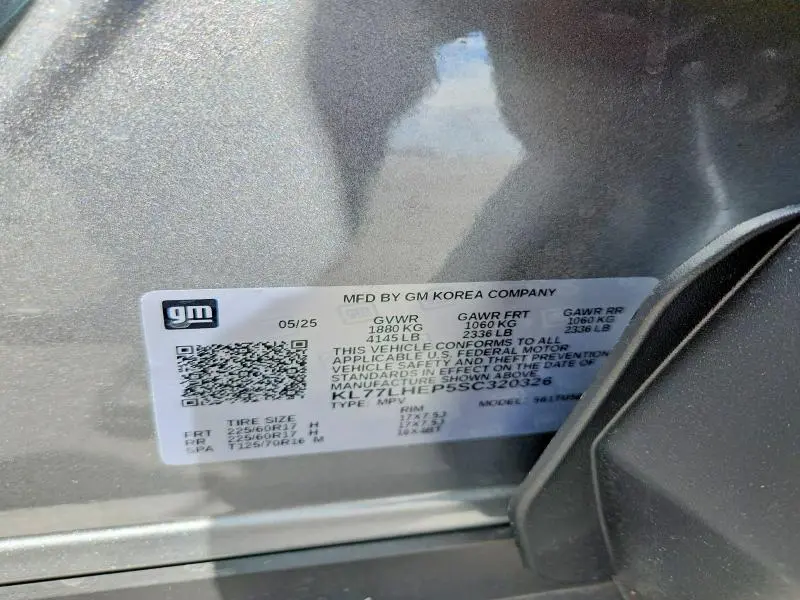 2025 CHEVROLET TRAX 1LT  