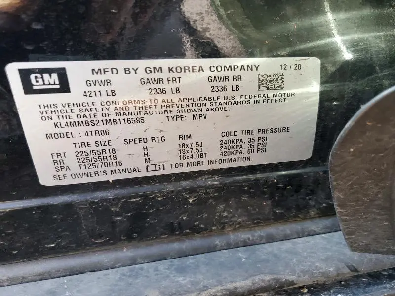 2021 BUICK ENCORE GX PREFERRED  