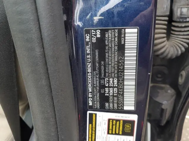 2017 MERCEDES-BENZ C 300 4MATIC  