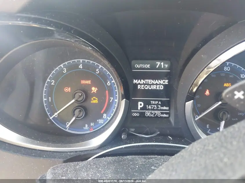 2016 TOYOTA COROLLA S PLUS