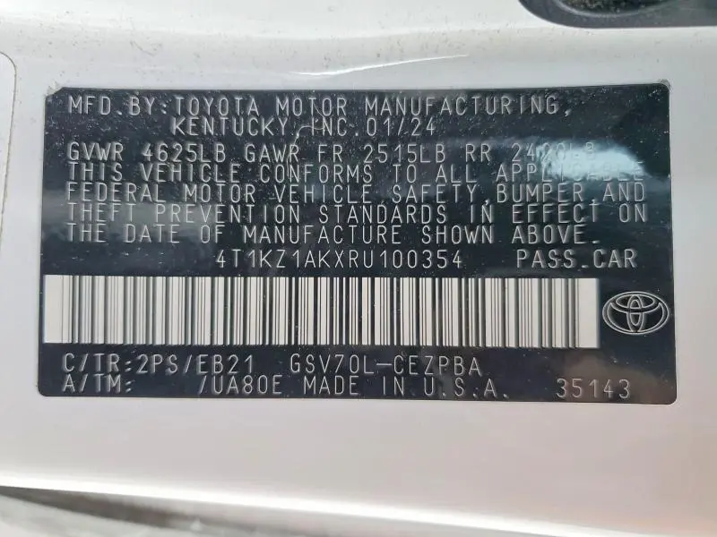 2024 TOYOTA CAMRY TRD  