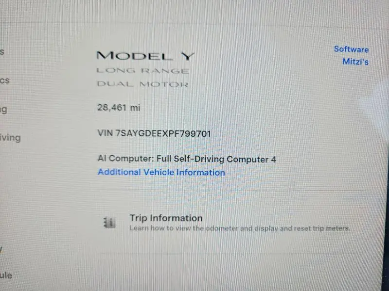 2023 TESLA MODEL Y   