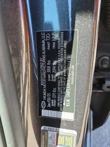 2023 HYUNDAI ELANTRA SEL  