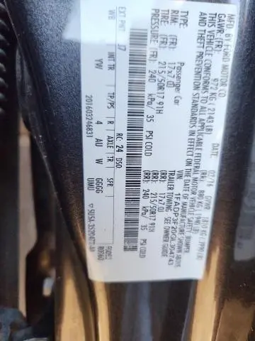 2016 FORD FOCUS SE  