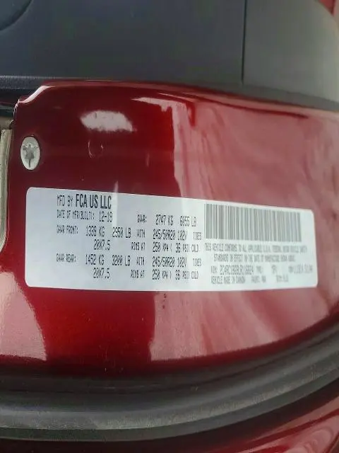 2020 CHRYSLER PACIFICA TOURING L  