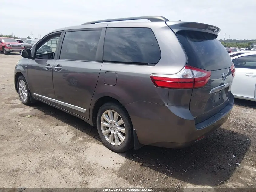 2017 TOYOTA SIENNA LIMITED 7 PASSENGER