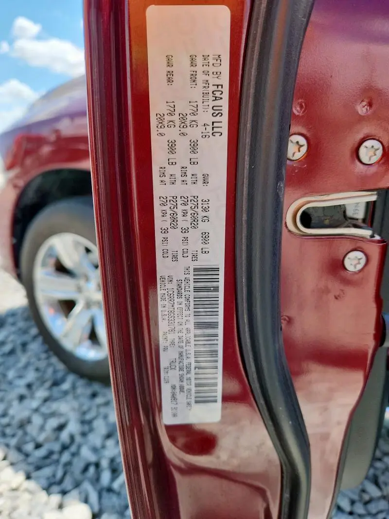 2016 RAM 1500 SPORT  