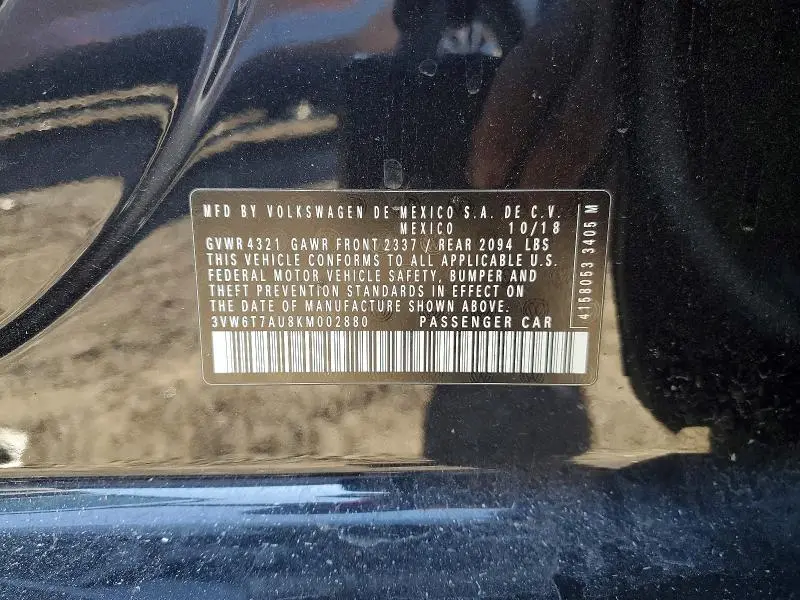 2019 VOLKSWAGEN GTI S  