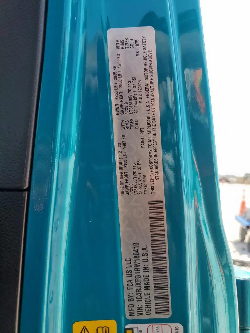 2024 JEEP WRANGLER RUBICON  