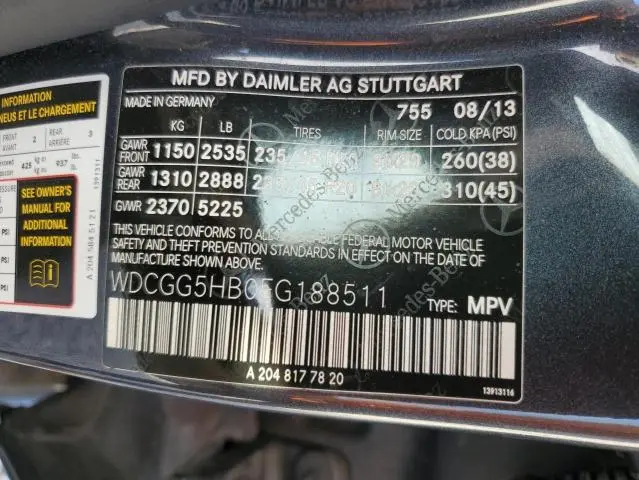 2014 MERCEDES-BENZ GLK 350  