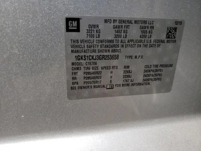2016 GMC YUKON DENALI  