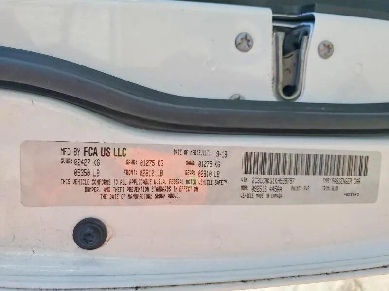 2019 CHRYSLER 300 LIMITED  