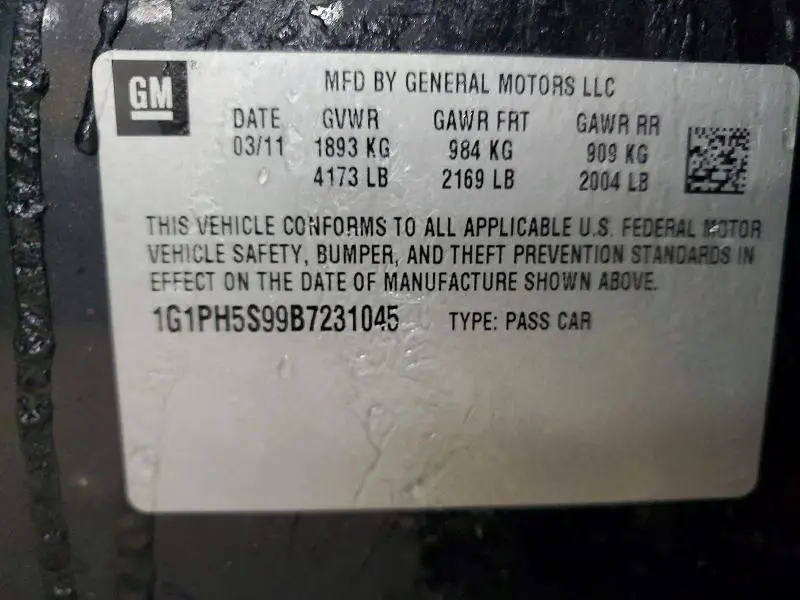 2011 CHEVROLET CRUZE LTZ  