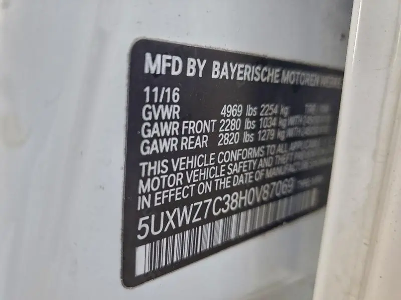 2017 BMW X3 SDRIVE28I  