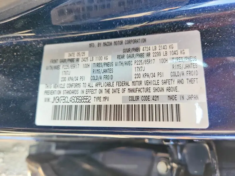 2025 MAZDA CX-5 PREFERRED  