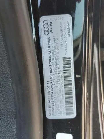 2012 AUDI A7 PRESTIGE  