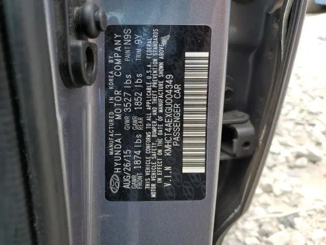 2016 HYUNDAI ACCENT SE