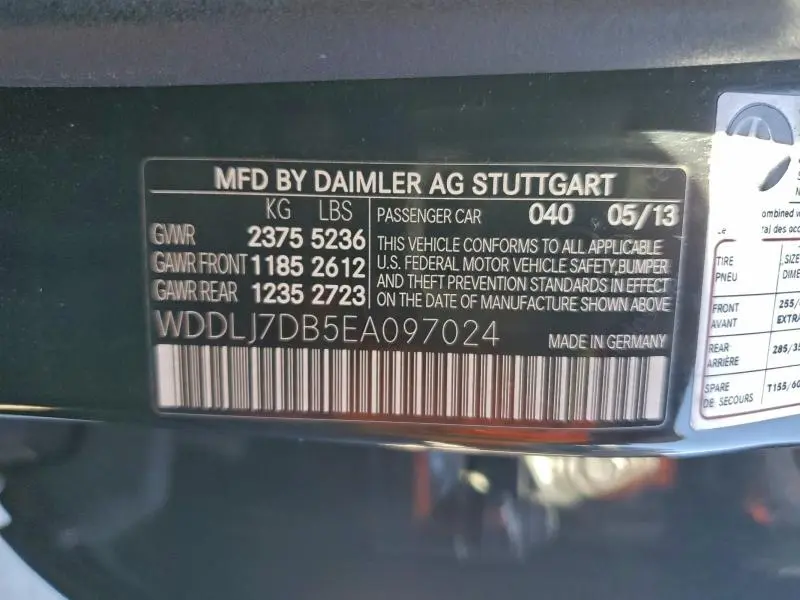 2014 MERCEDES-BENZ CLS 550  