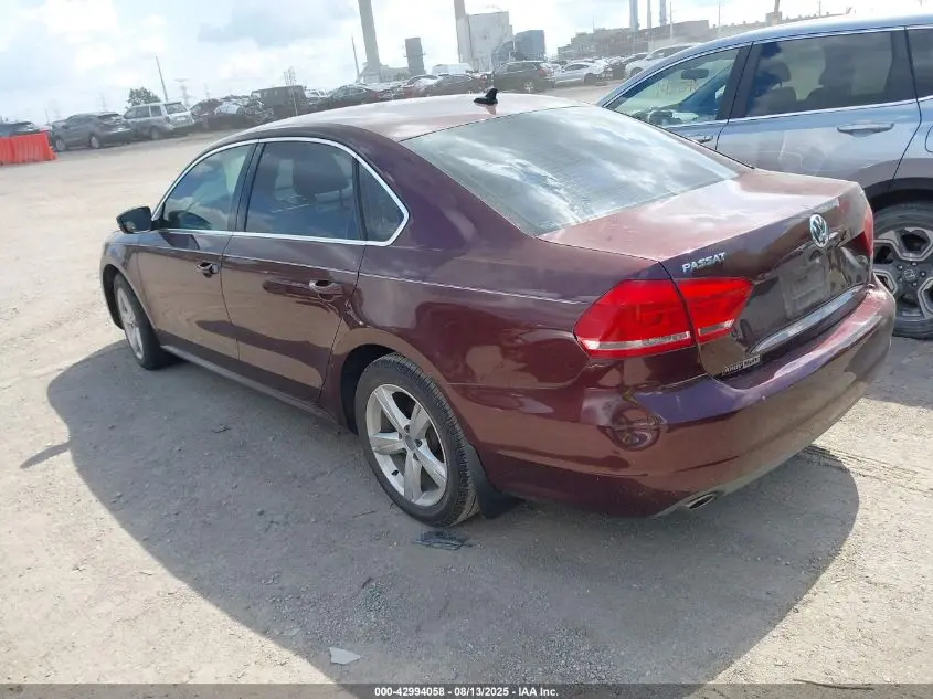 2013 VOLKSWAGEN PASSAT 2.0L TDI SE